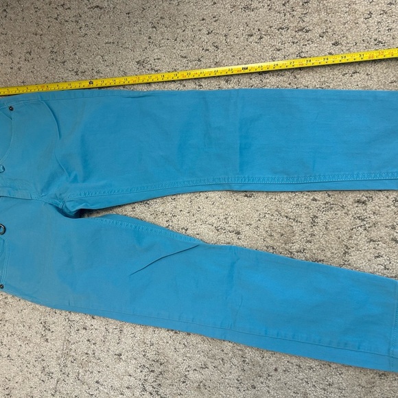 Burberry Brit Sz 27  Blue Cropped Ankle Jeans Slim Fit EUC - Picture 13 of 14